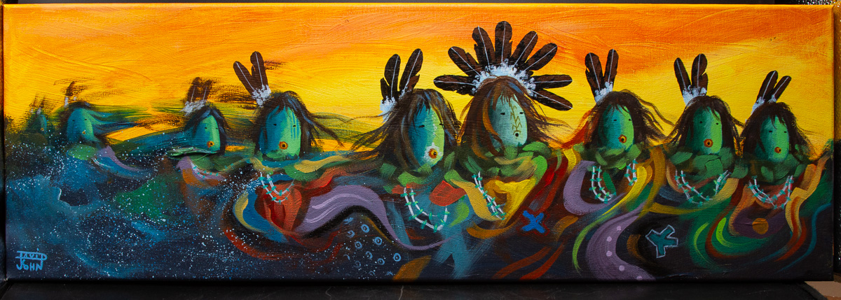 Dawn People - 10"x30" - $875