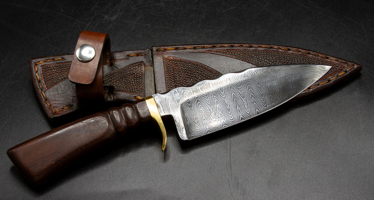 Damascus Drop Point I - $800
