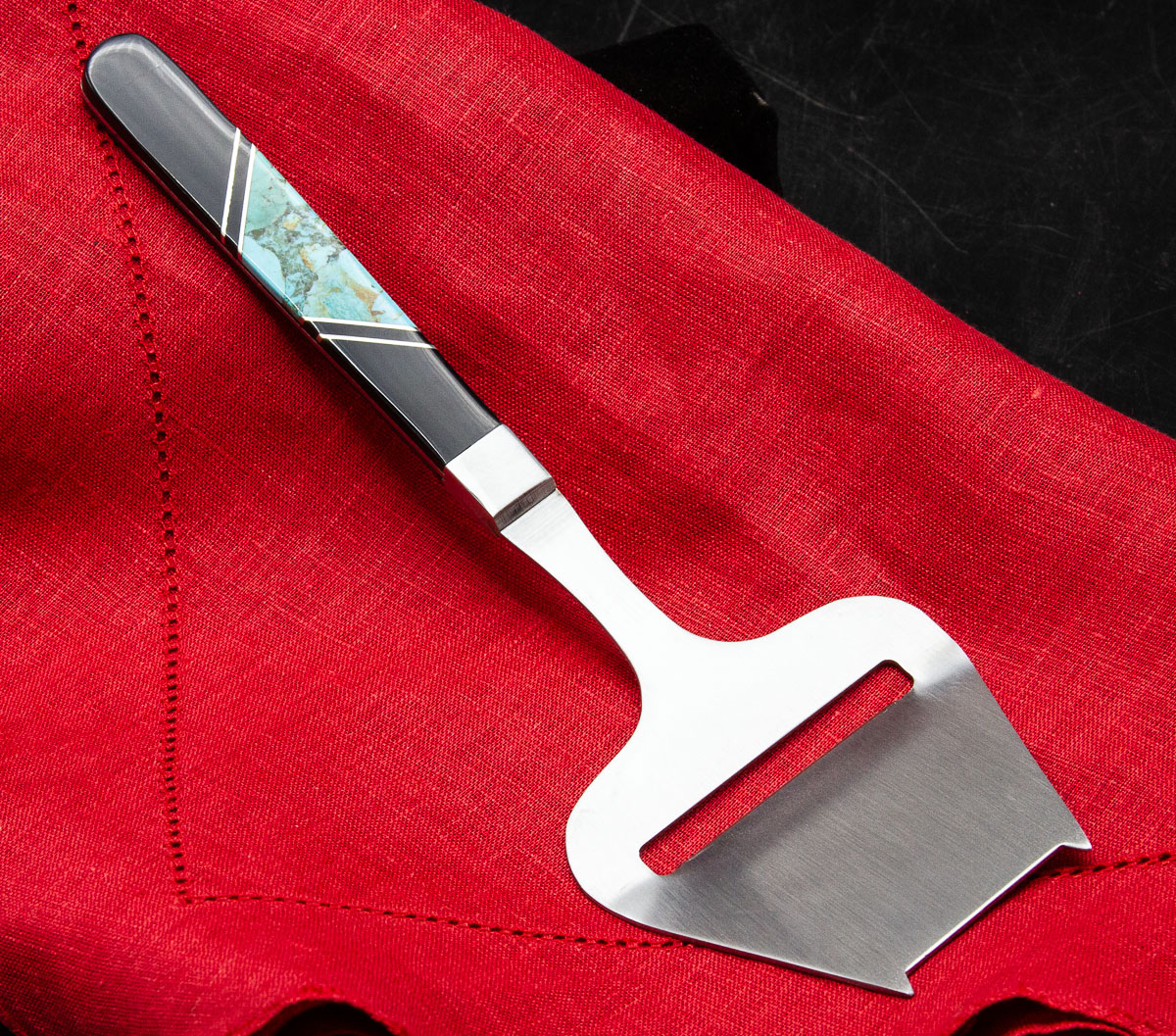 Turquoise Cheese Slicer - $125