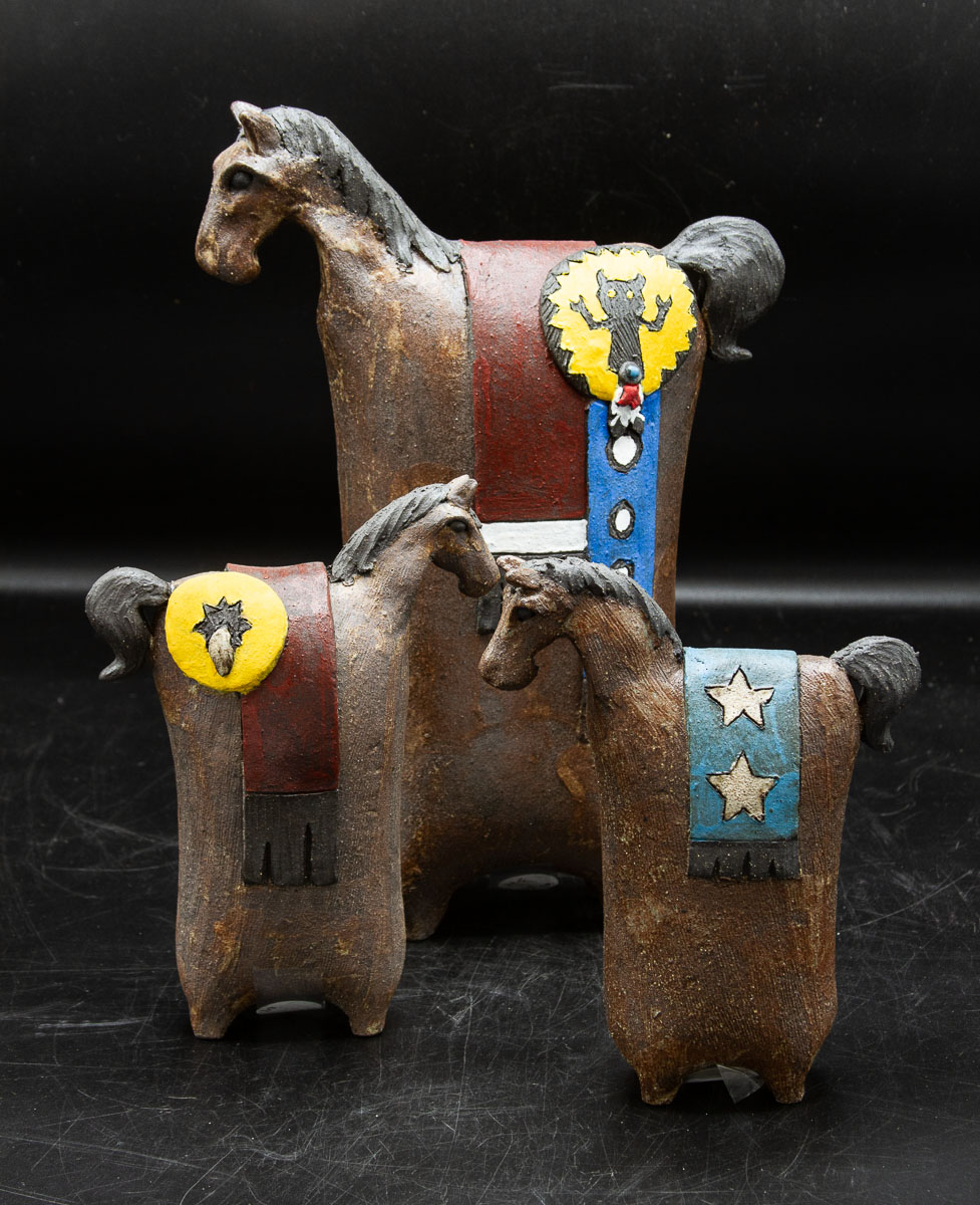 Emergence Ponies: Buffalo Shield - $225 small ones - $100