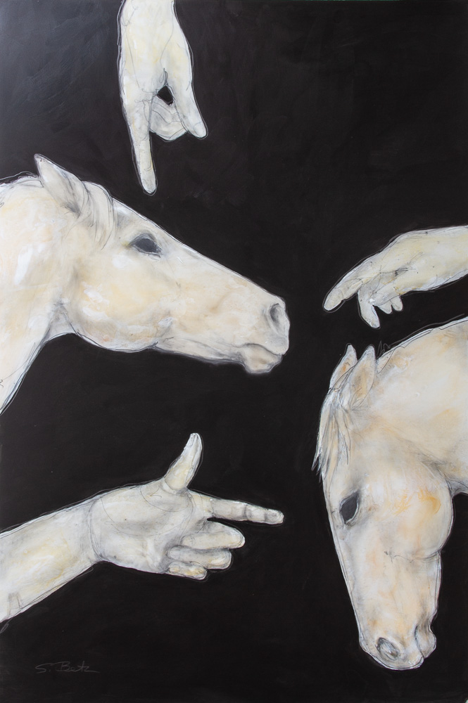 Chosen Ones Acrylic on Mylar 32"x40"