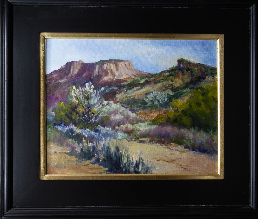 Mineral Creek Road 11x14 Oil on Canvas Panel - $675