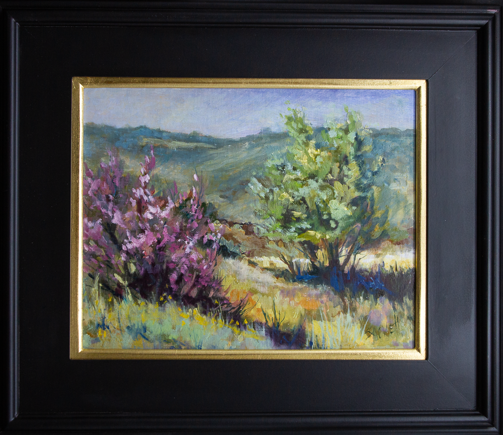 Spring on Truck Bypass 1x14 Oil on Canvas Panel - $675