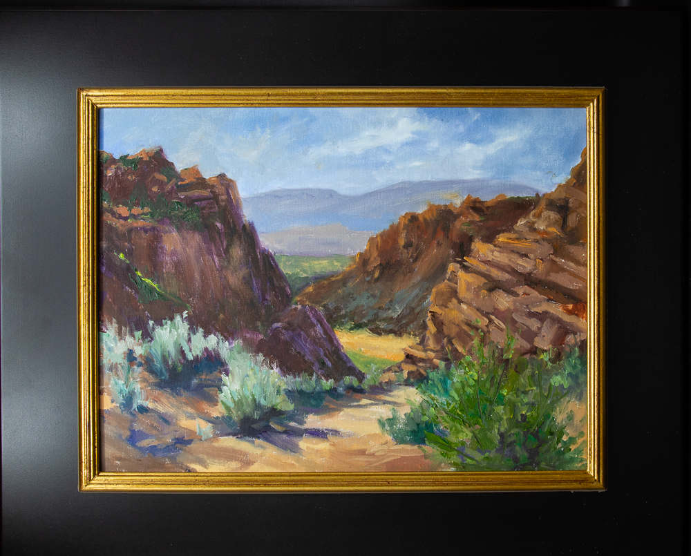 Snow Canyon 12x16 Oil on Canvas Panel - $750 
