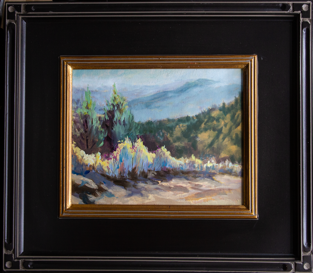 The Mountains Breathe 8x10 Oil on Canvas Panel - $390