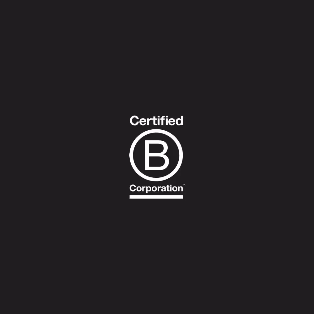 B Corp logo.
