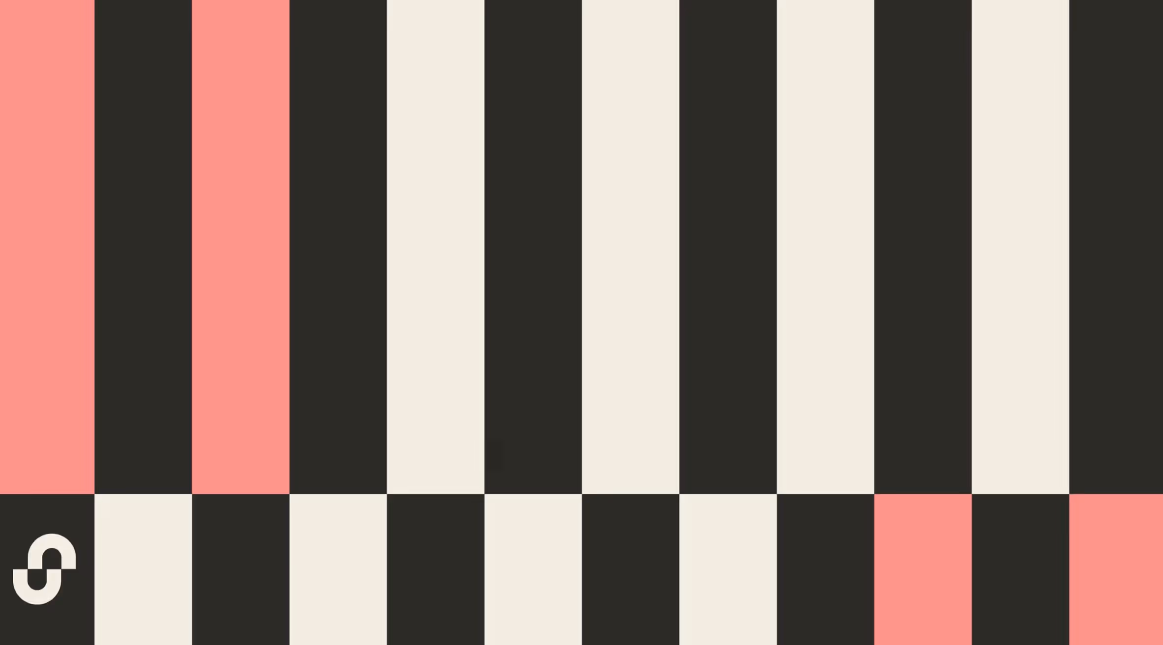 Abstract pattern with the Oust logo.