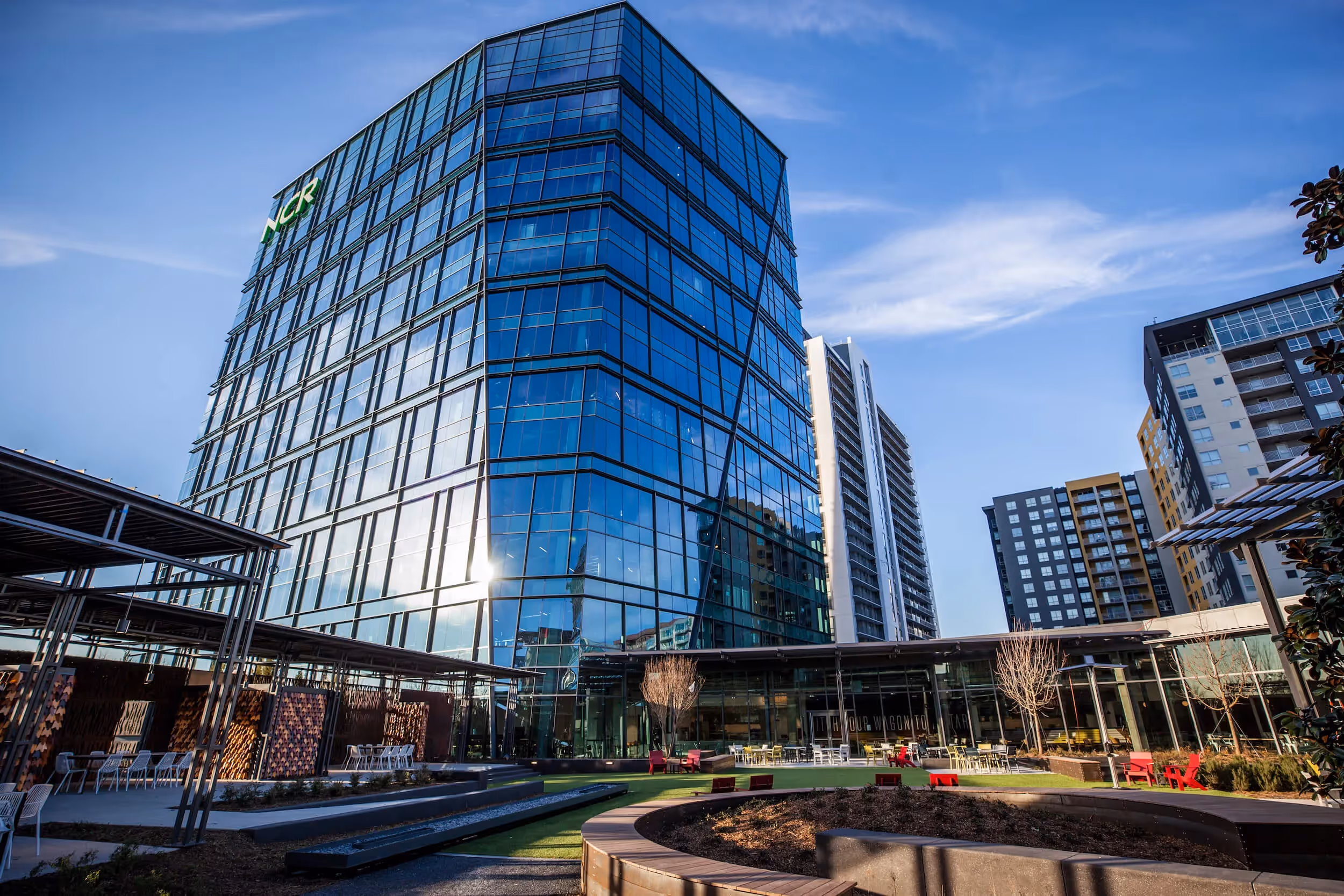 Landscape photo of the NCR headquarters in Atlanta.
