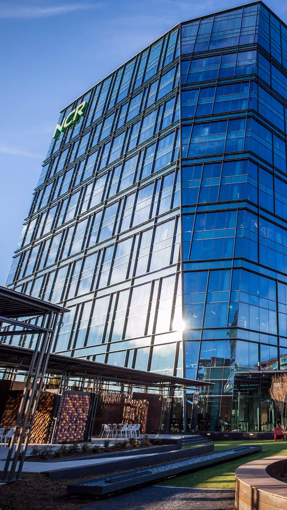 Landscape photo of the NCR headquarters in Atlanta.