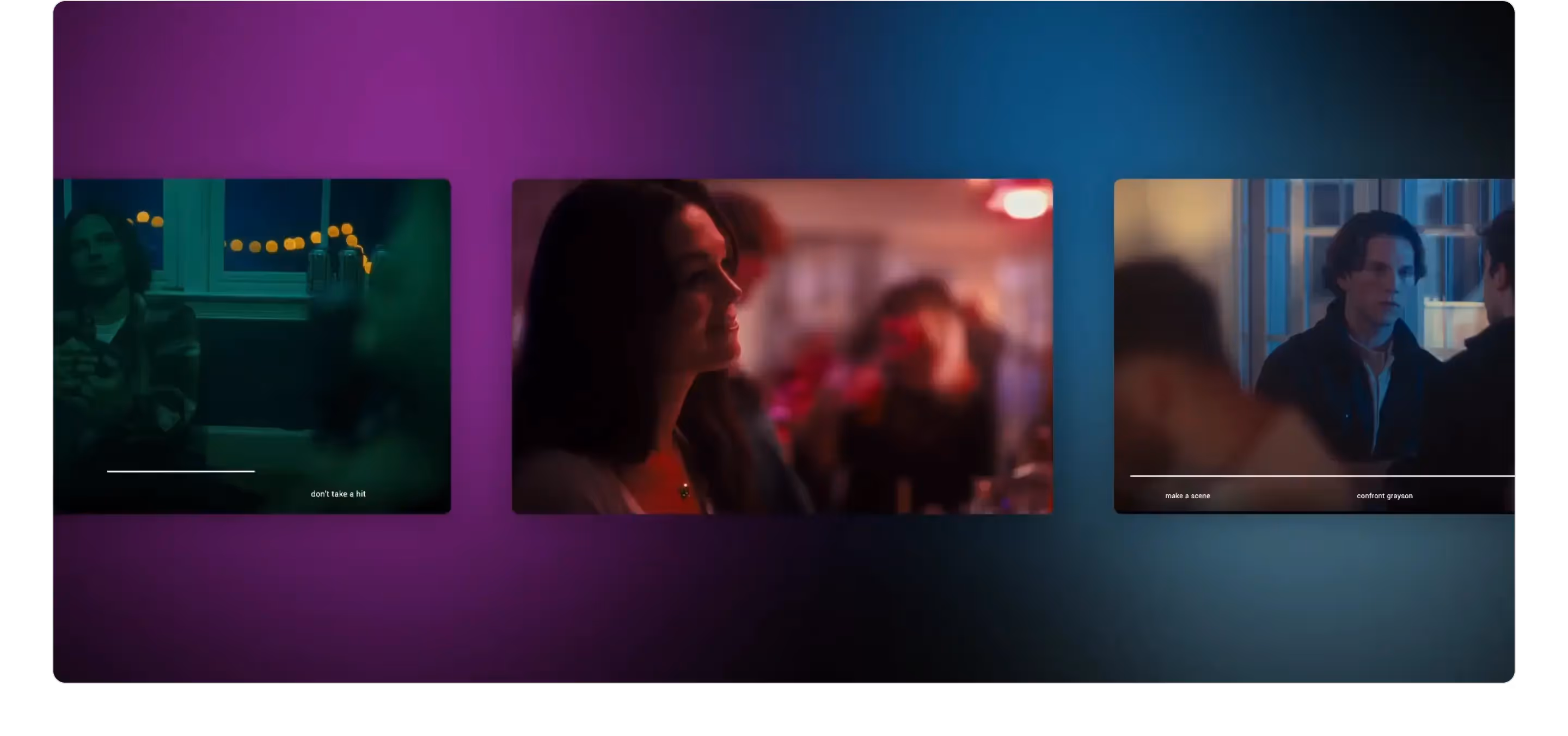 The Moment technical solution delivering 90-120 minutes of branching video content with preloading and audio crossfade engineering