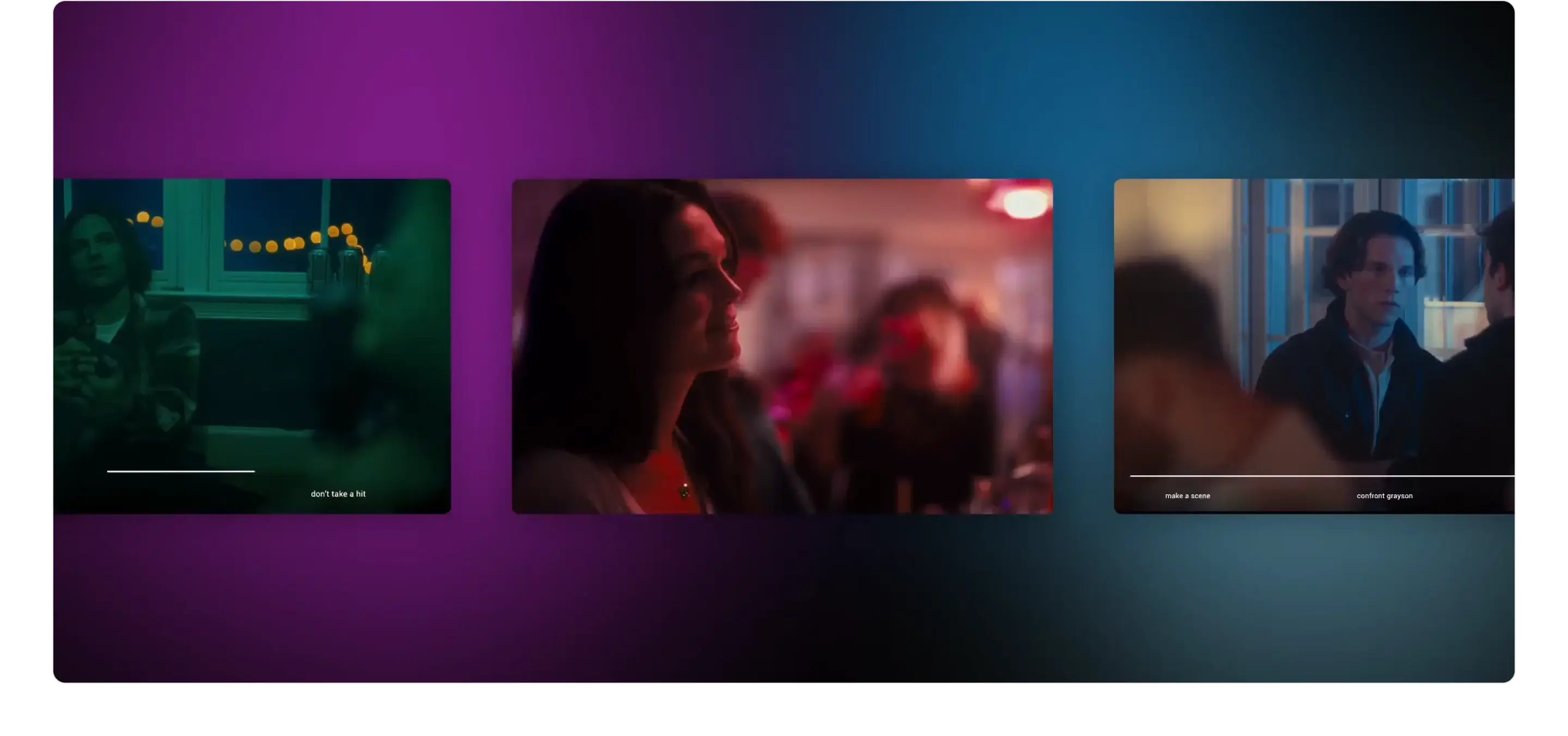 The Moment technical solution delivering 90-120 minutes of branching video content with preloading and audio crossfade engineering