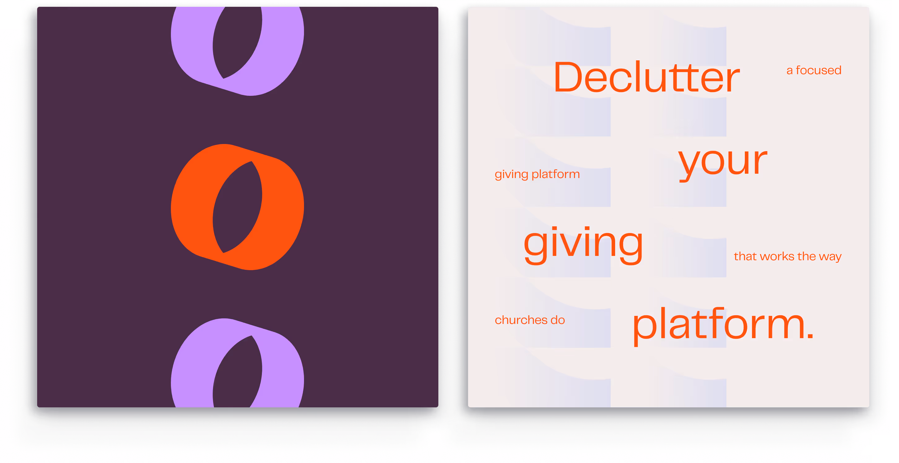 Overflow modular design system featuring 3D objects and dynamic patterns reinforcing innovation simplicity and human-centered mission