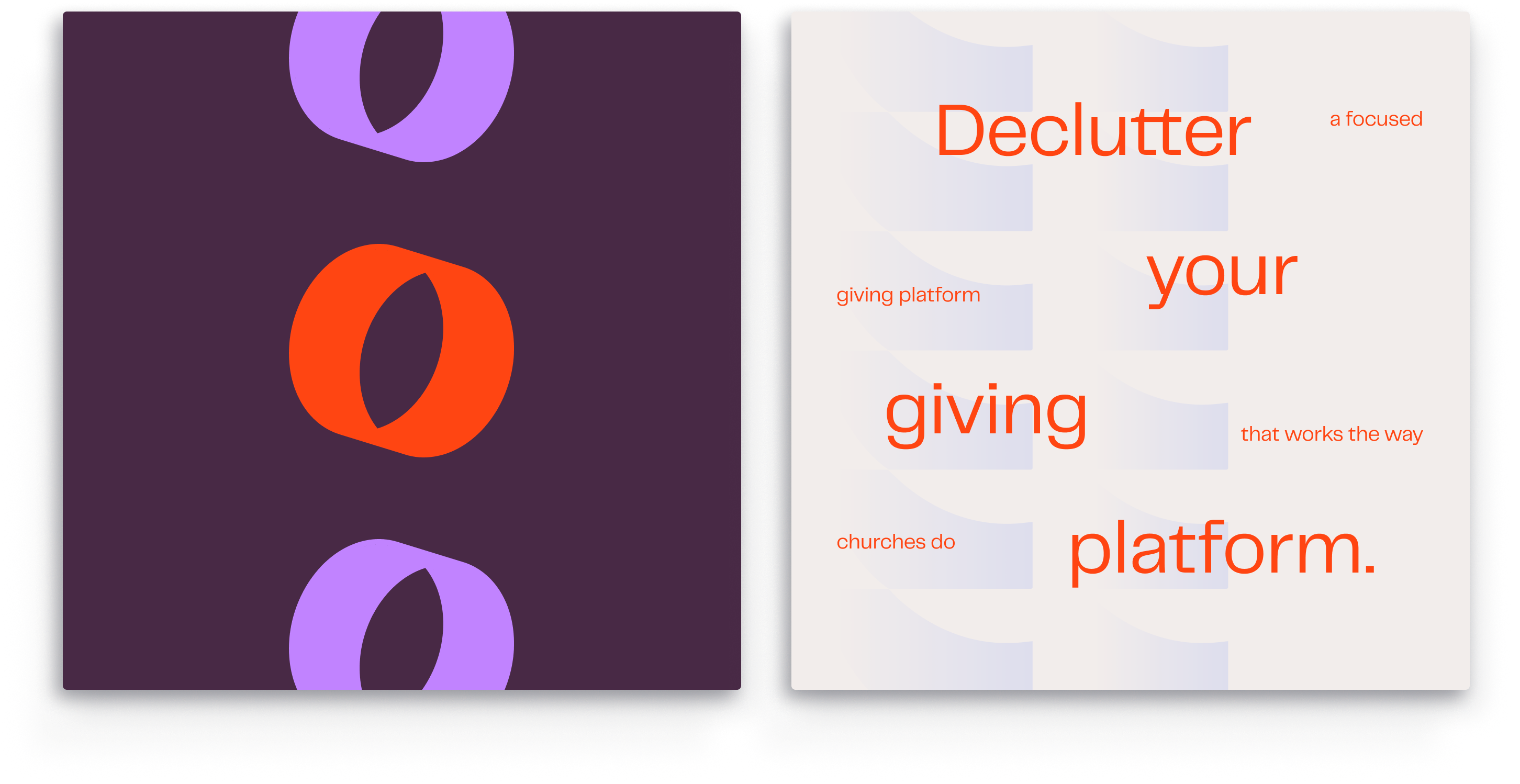Overflow modular design system featuring 3D objects and dynamic patterns reinforcing innovation simplicity and human-centered mission