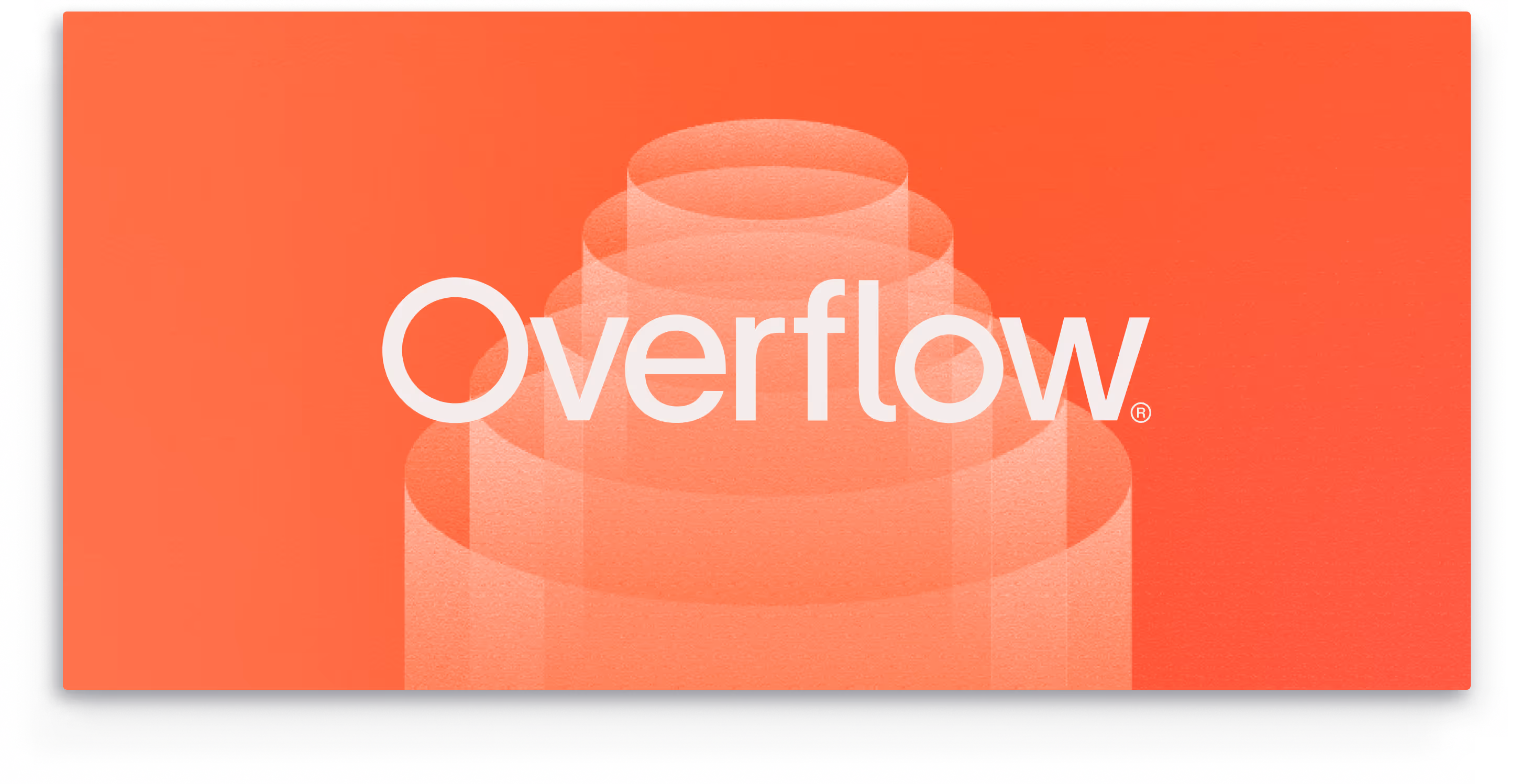 Overflow brand strategy and visual identity bridging Silicon Valley tech innovation with purpose-driven nonprofit mission and accessibility