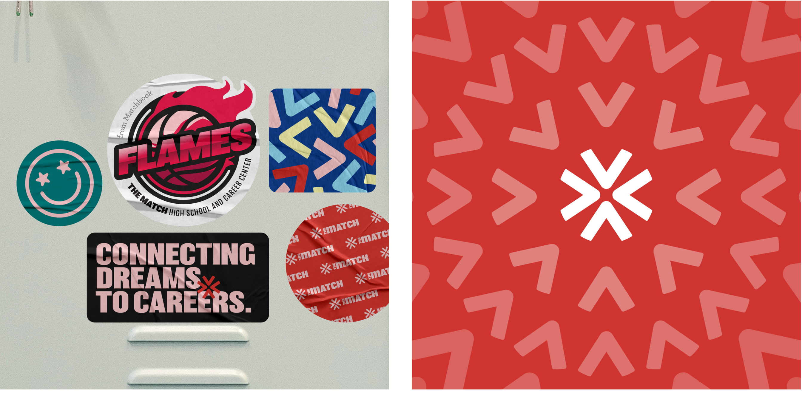 The Match collateral design system supporting student recruitment, community engagement, and academic program communication