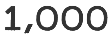 1,000