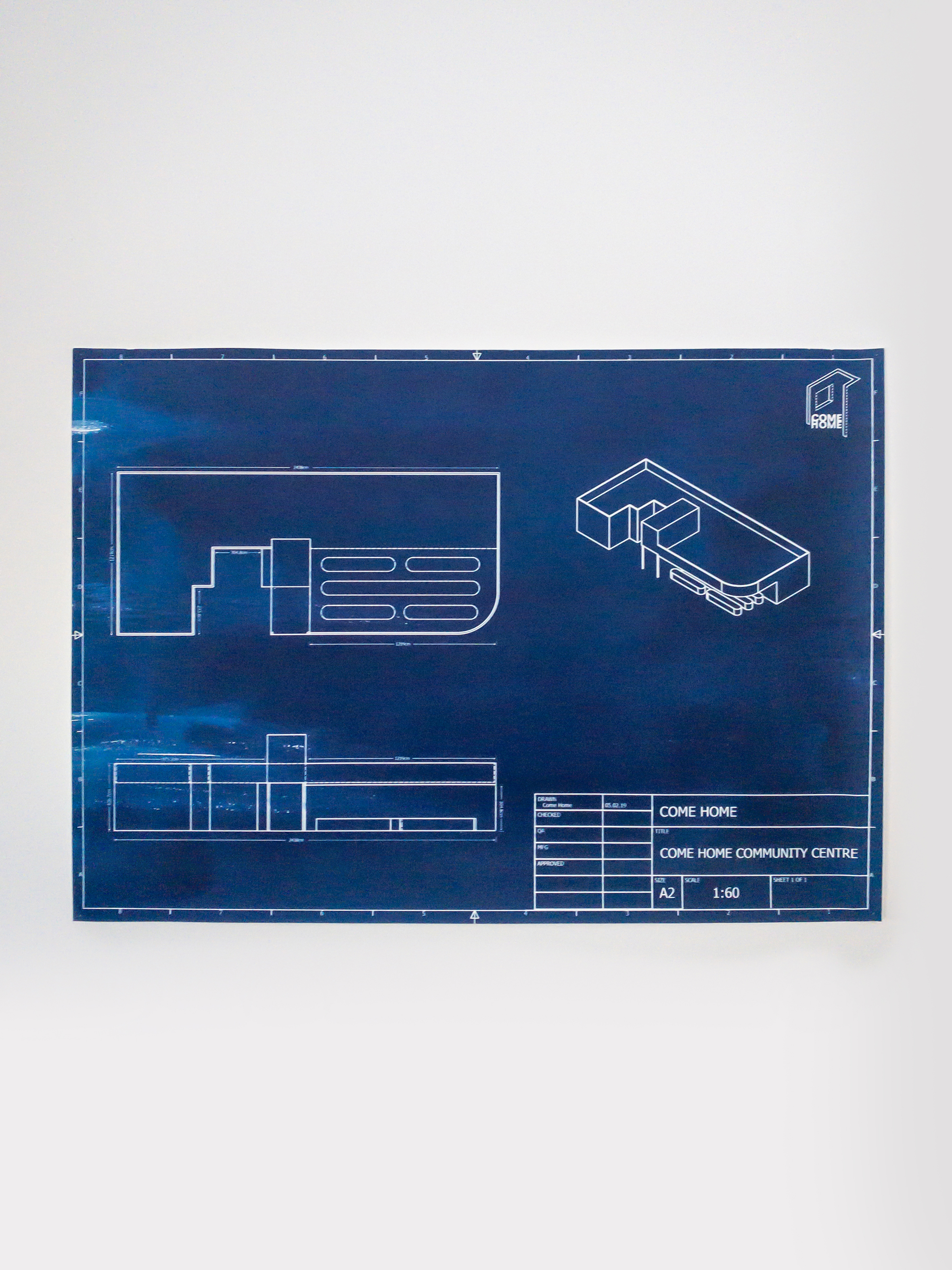 community centre cyanotype