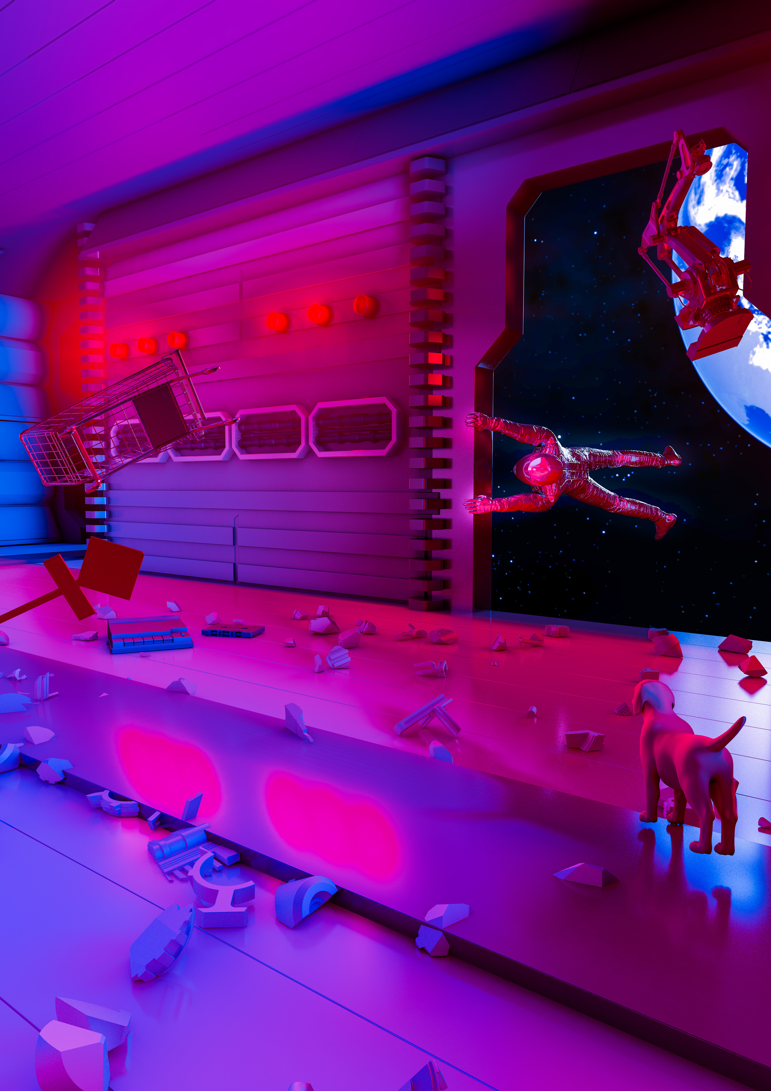 Astronaut Poster Disaster