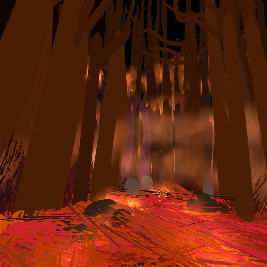 Spooky Forest made in VR