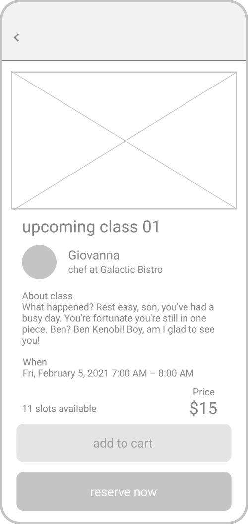 wireframe regis class