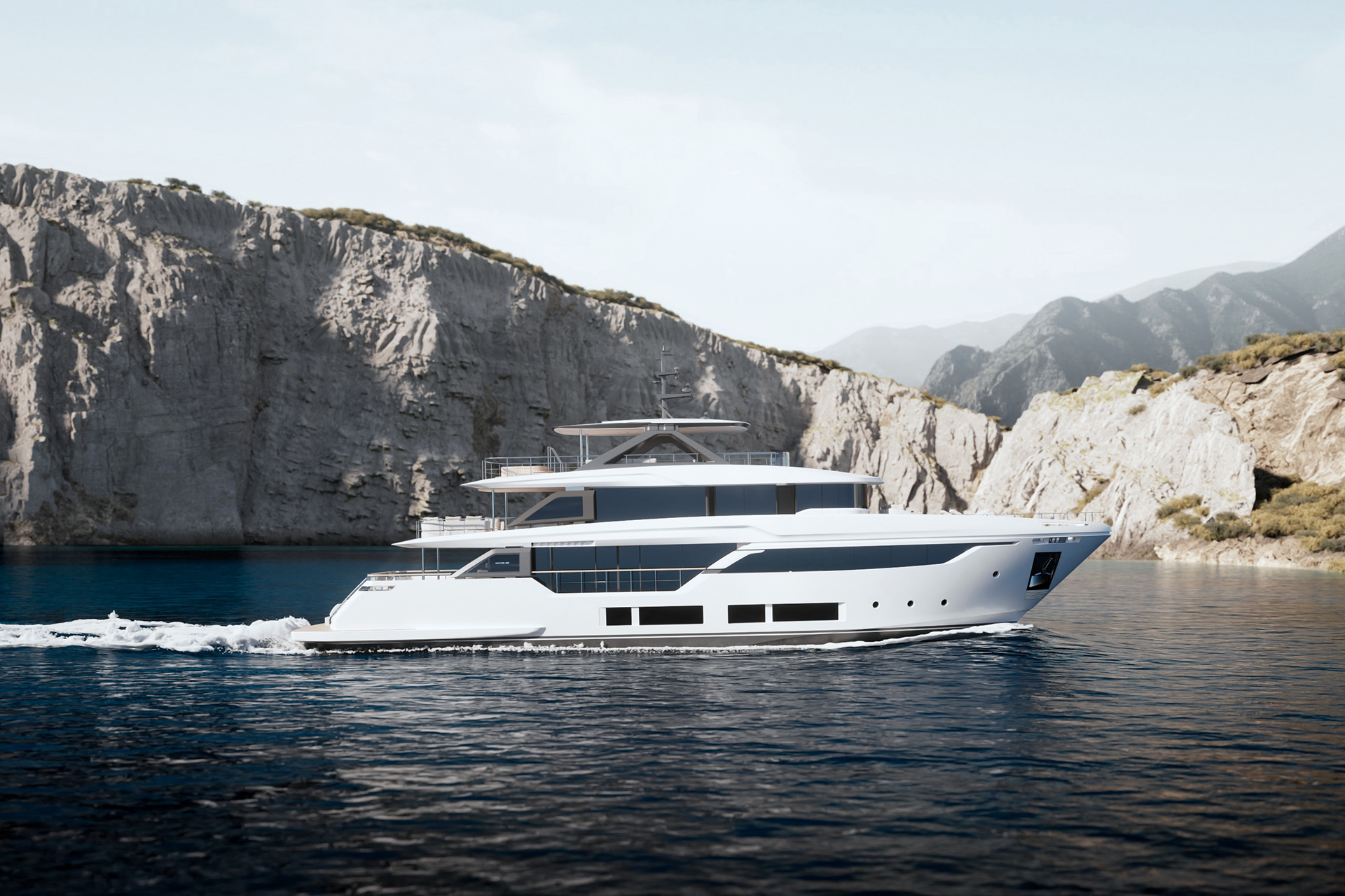 Custom Line Navetta 35: Tận hưởng hải trình giữa không gian rộng mở, ánh sáng tự nhiên và sự thoải mái tuyệt đối
