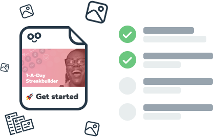 Image of a challenge pack with a checklist of items.