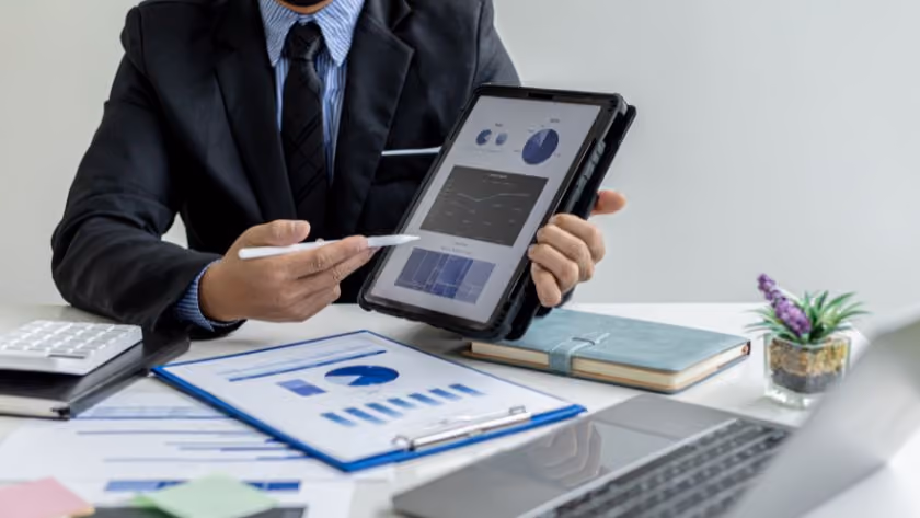 Sharing video case study results on a screen