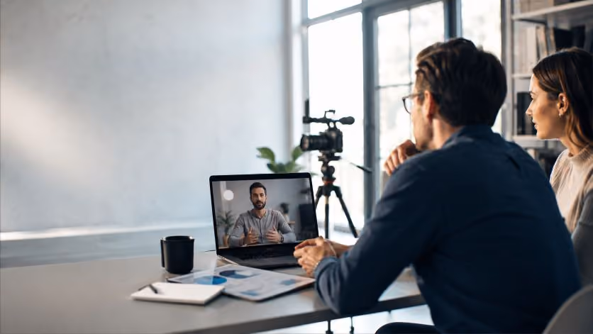 Viewing client testimonial examples