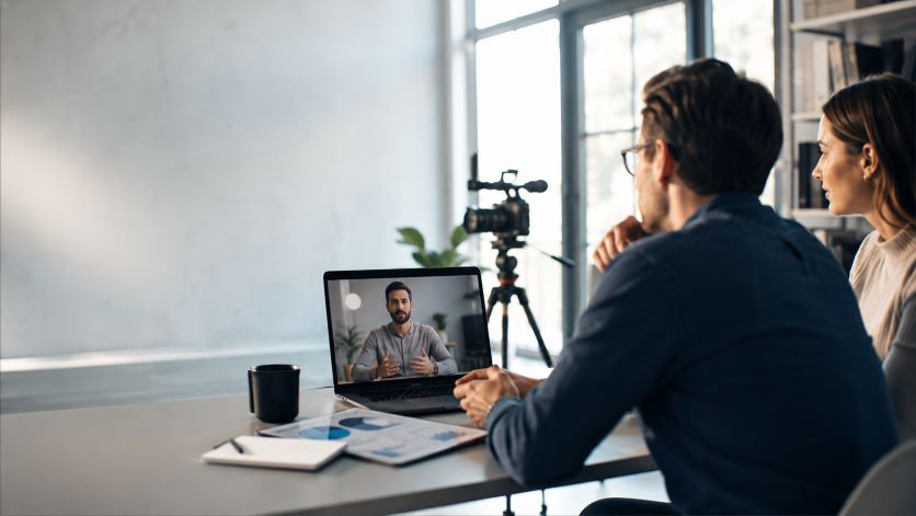 Viewing client testimonial examples