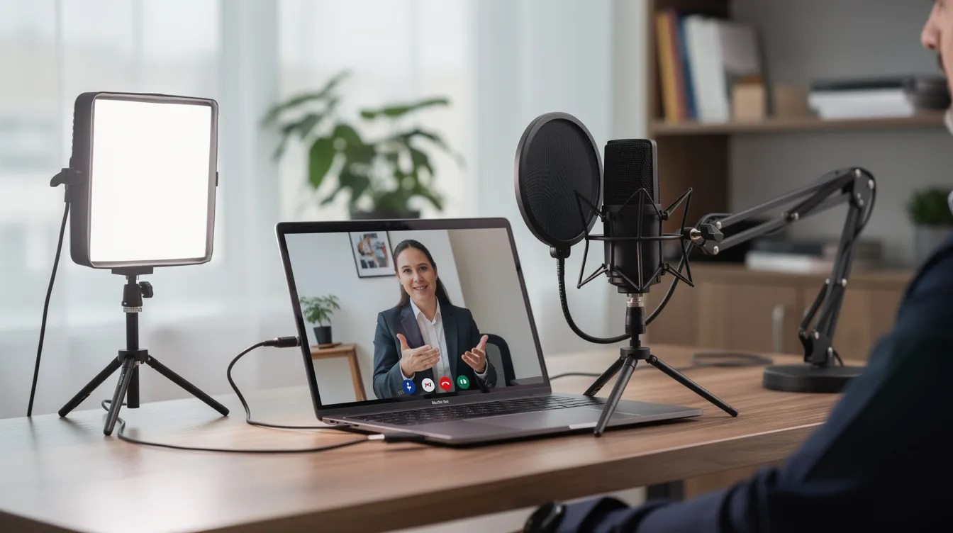 producing a video testimonial remotely
