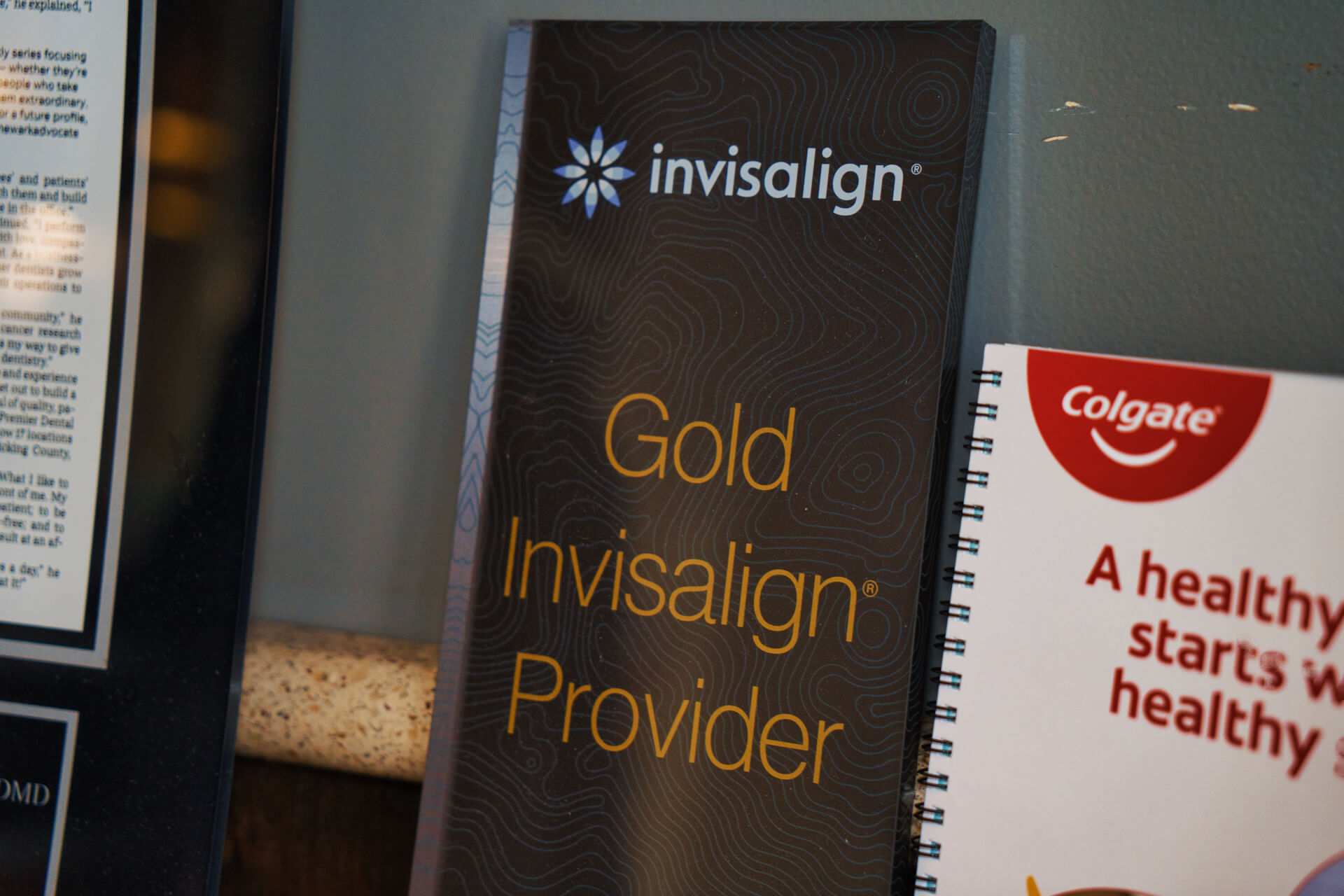 A patient getting a consultation for Invisalign