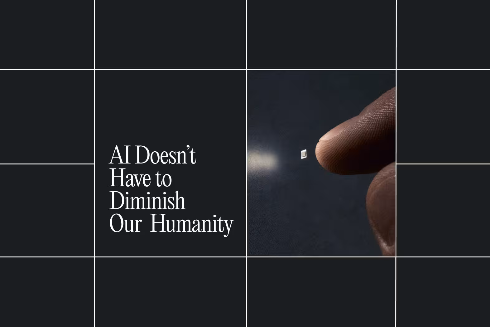 AI Doesn’t Have to Diminish Our Humanity