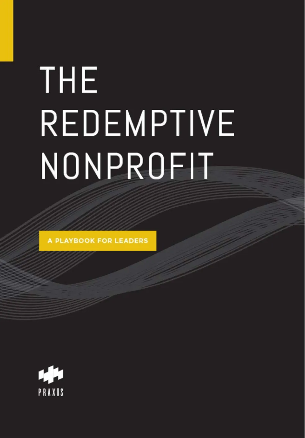 A mockup of the book cover for "The Redemptive Nonprofit"