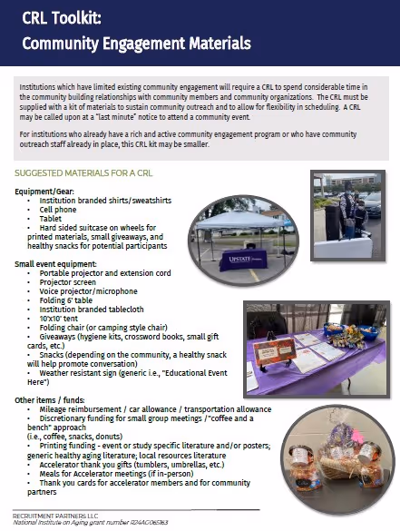 Snapshot of CRL Tool Kit document