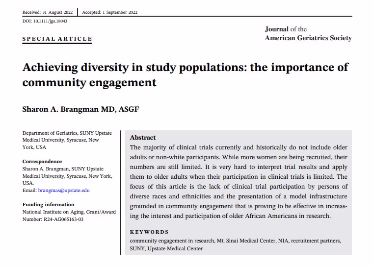 Snapshot of Journal Article
