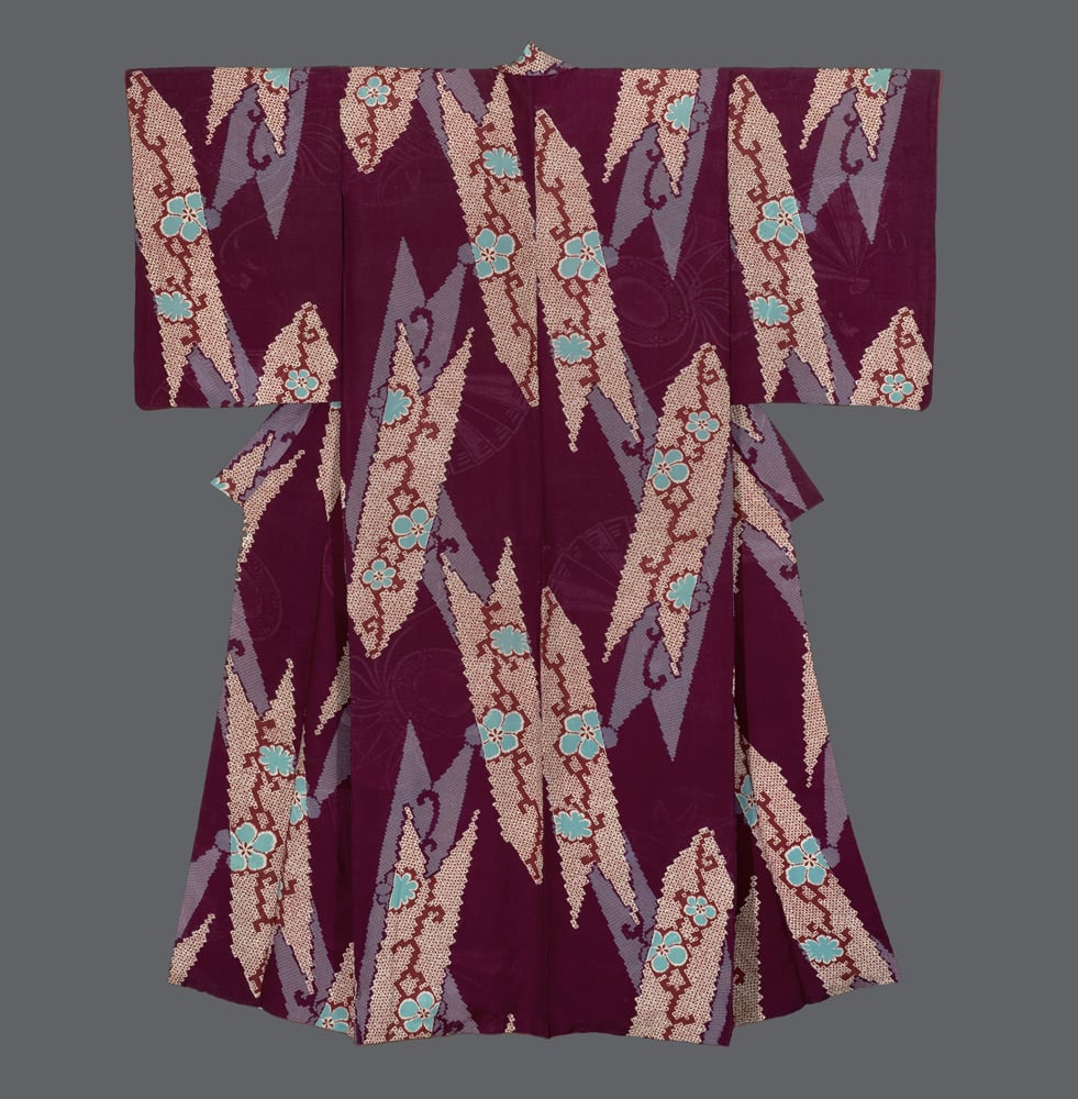 Yabane-motif Kimono