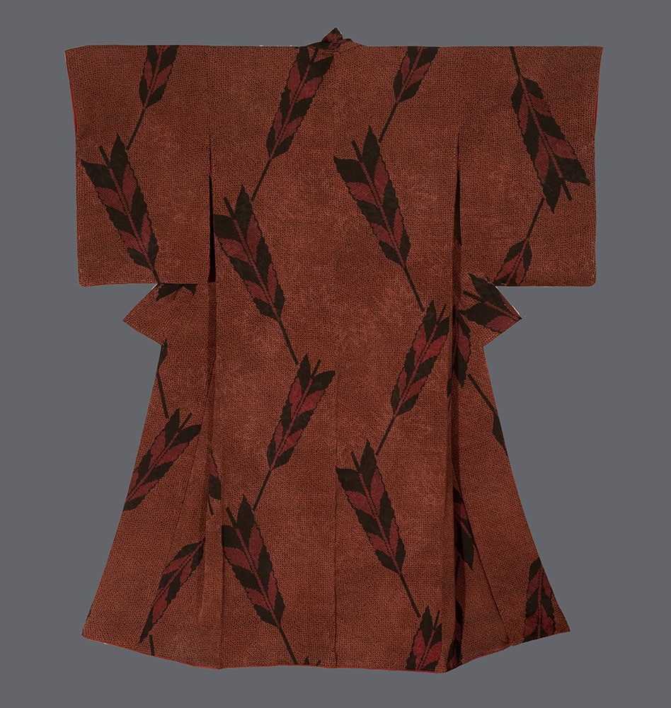 Yabane-motif Kimono