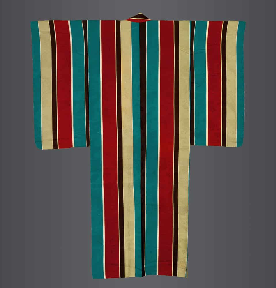 Rinzu Striped Kimono
