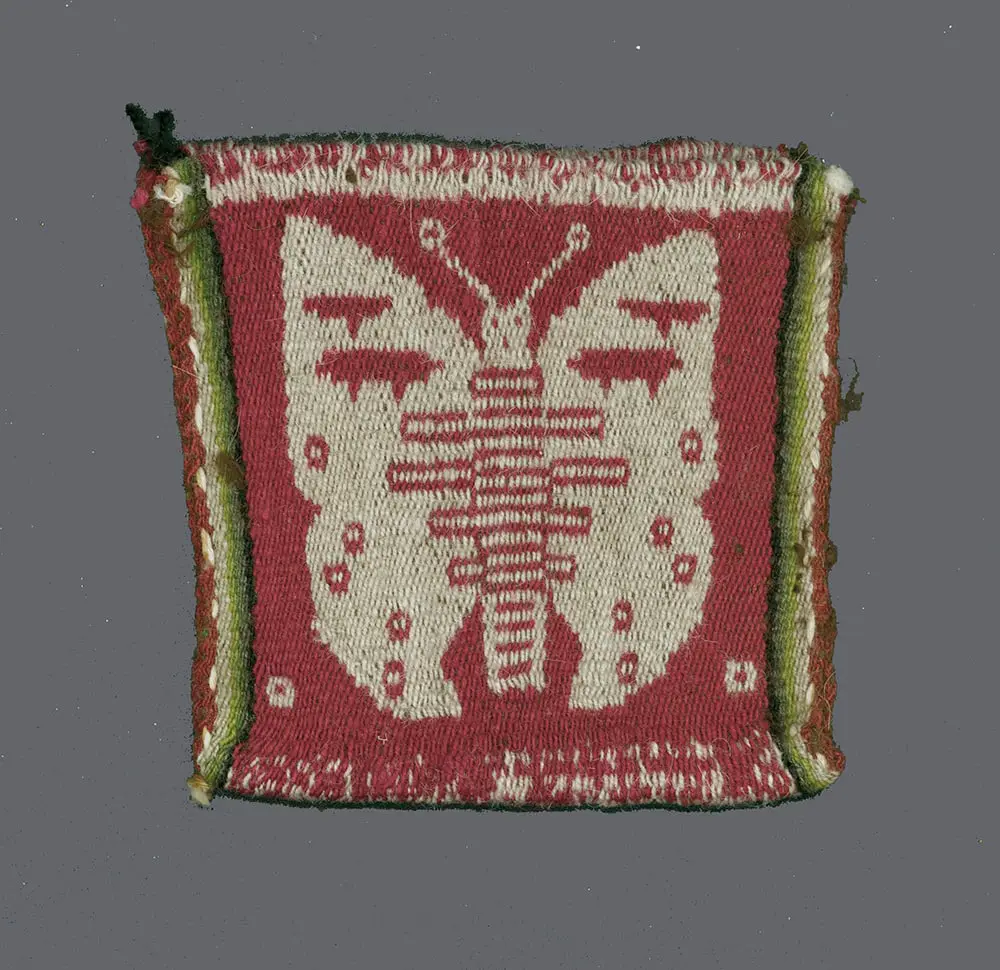 Woven Aymara ceremonial coca-leaf bag