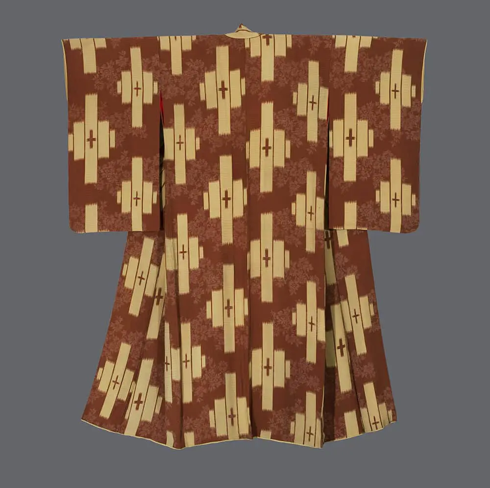 Woven kimono