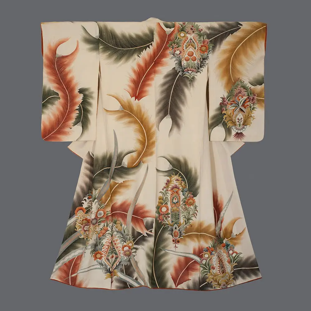 Painted kimono
