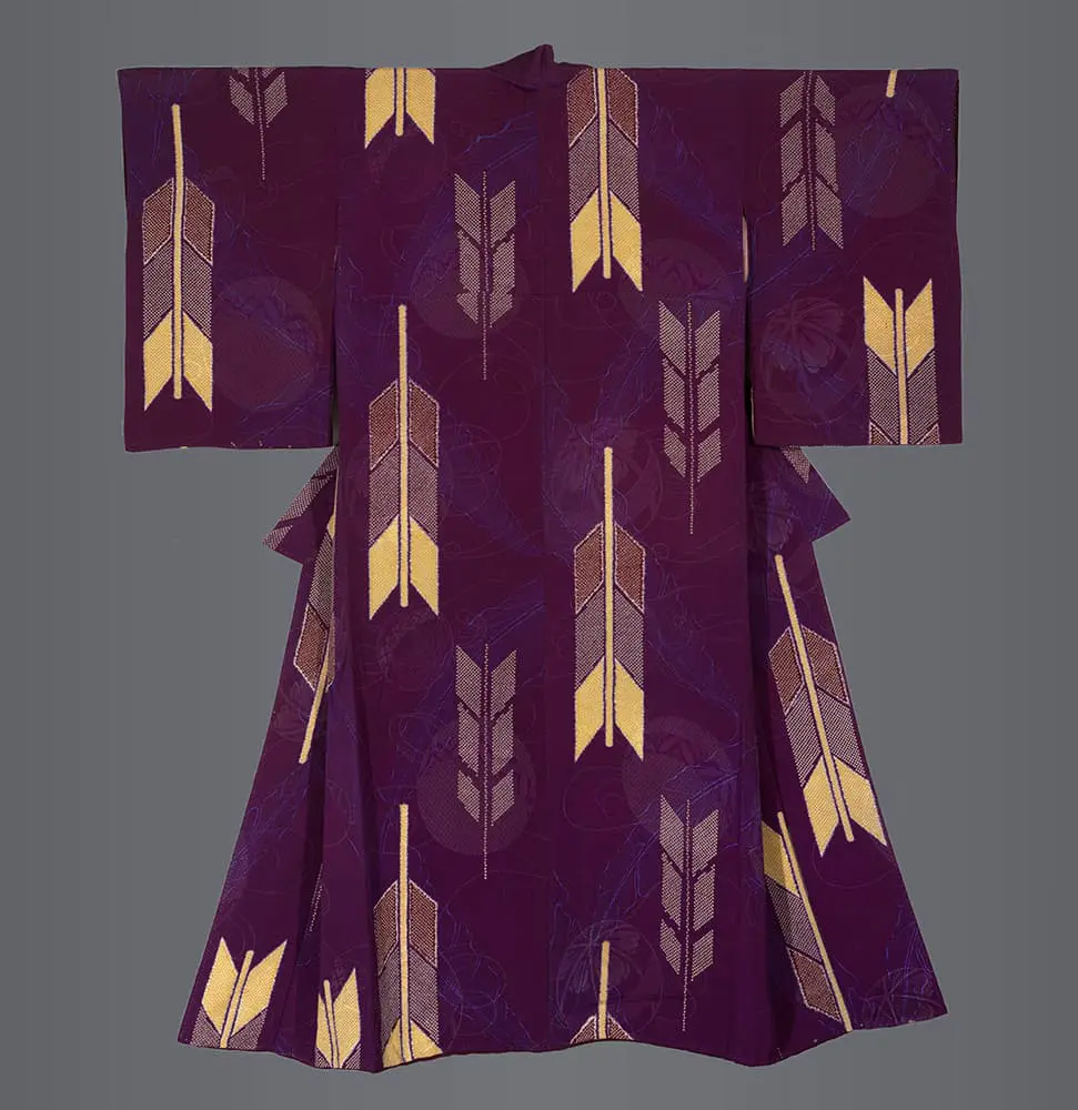 Yabane-motif kimono