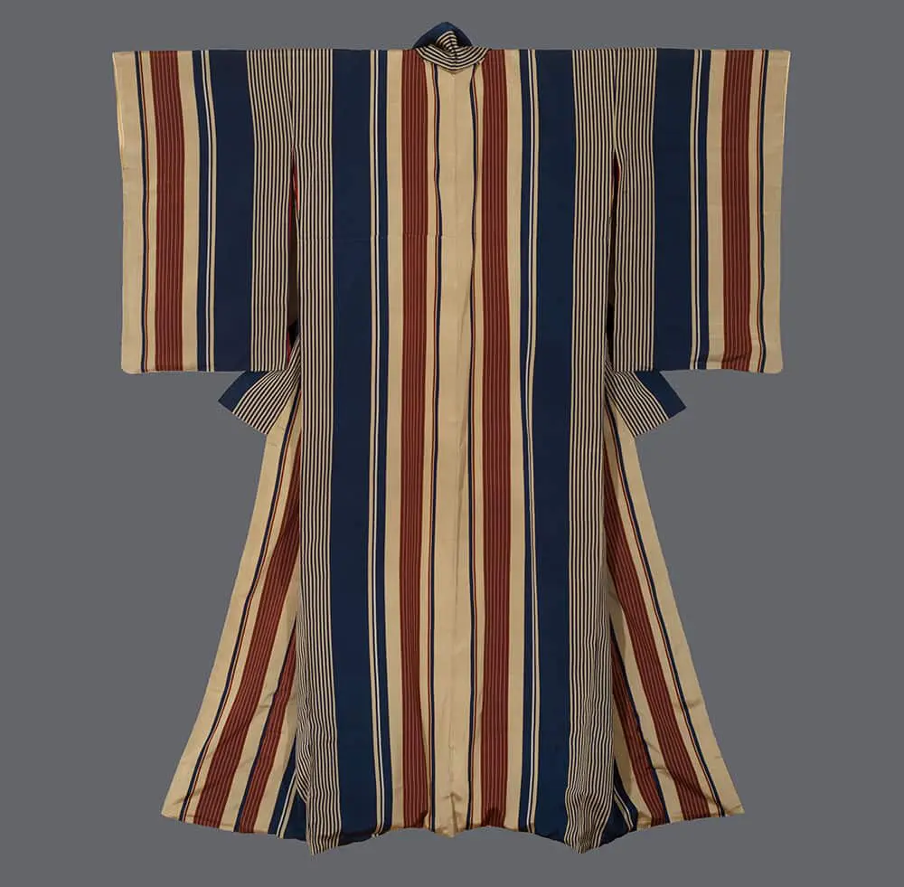 Striped kimono