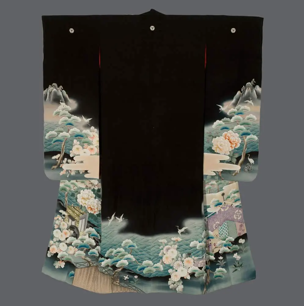 Yuzen-painted Furisode
