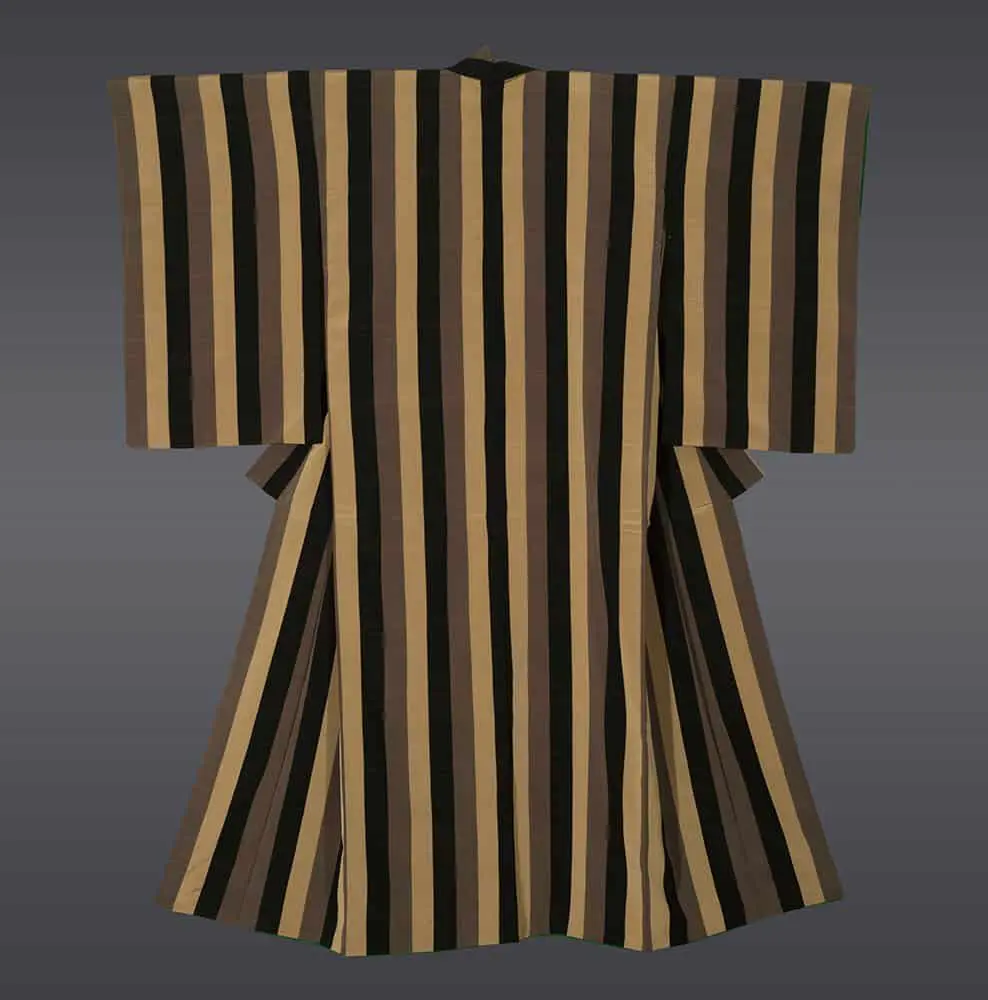 Striped kimono