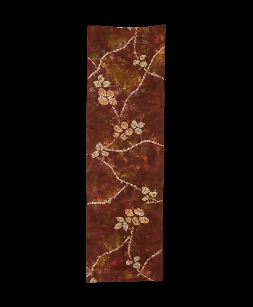 Shibori kimono panel
