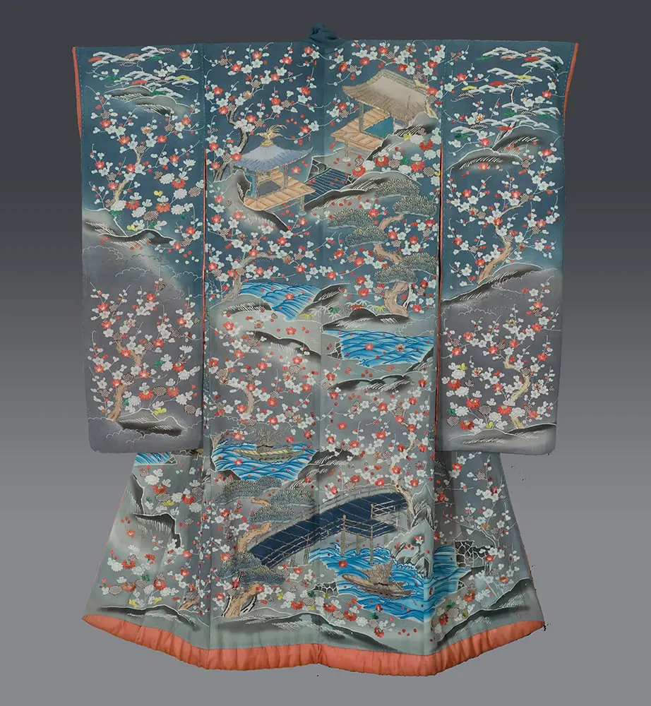 Painted and Embroidered Uchikake