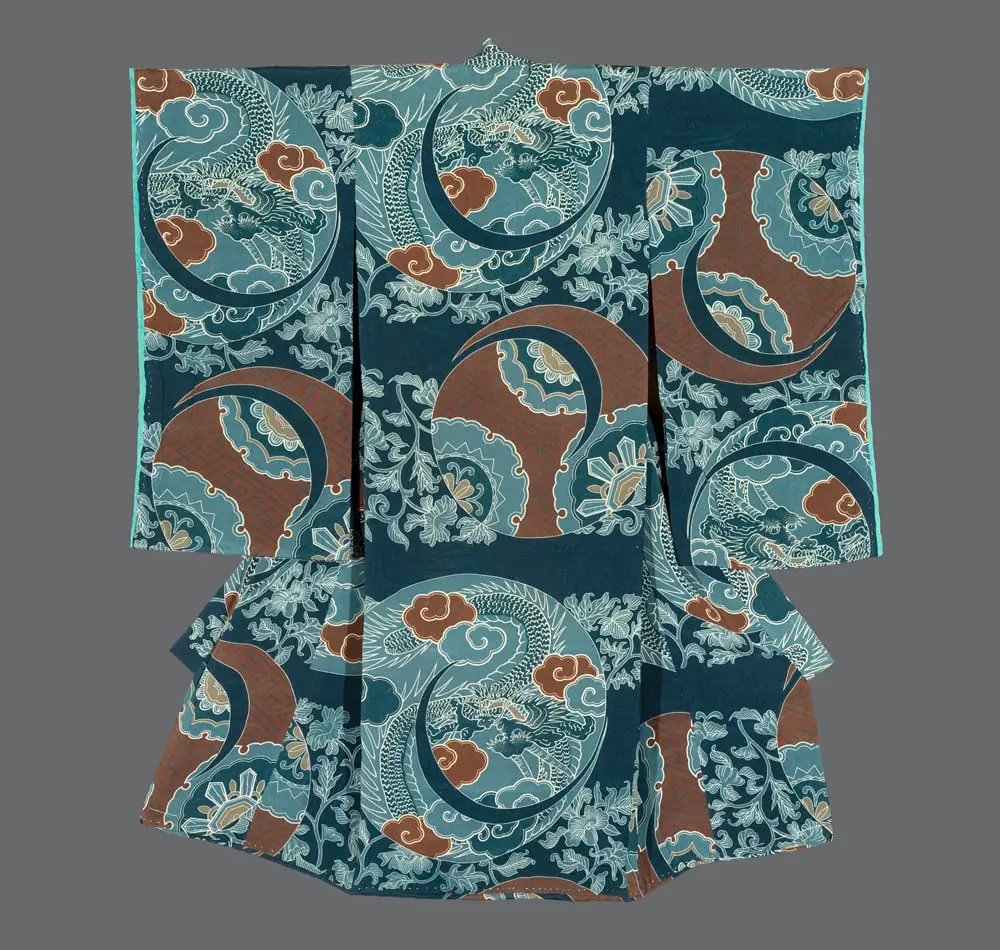 Dragon-motif Child's  Kimono