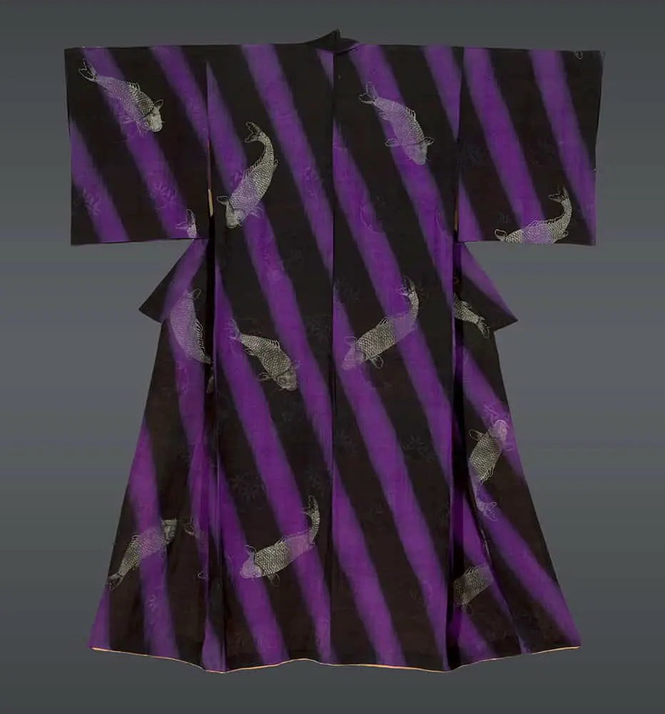 Carp-motif Kimono