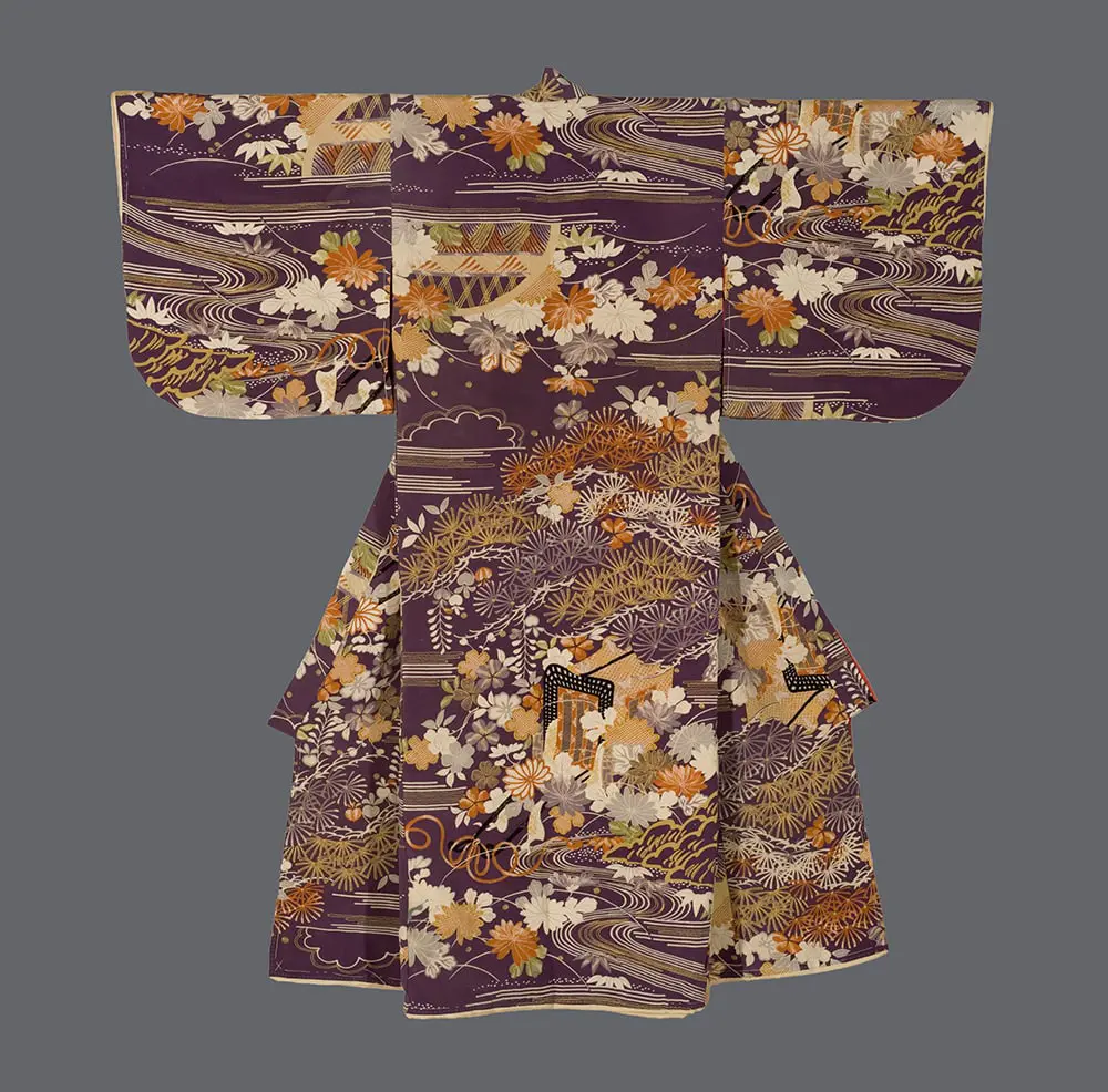 Girl's winter Kimono